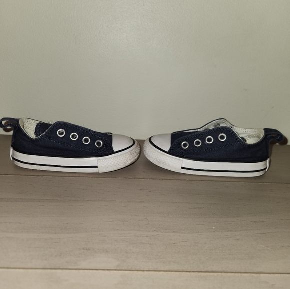 Converse All Star low top velcro toddler sneakers - Picture 4 of 8